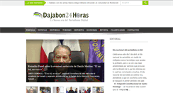 Desktop Screenshot of dajabon24horas.com