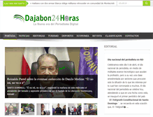 Tablet Screenshot of dajabon24horas.com